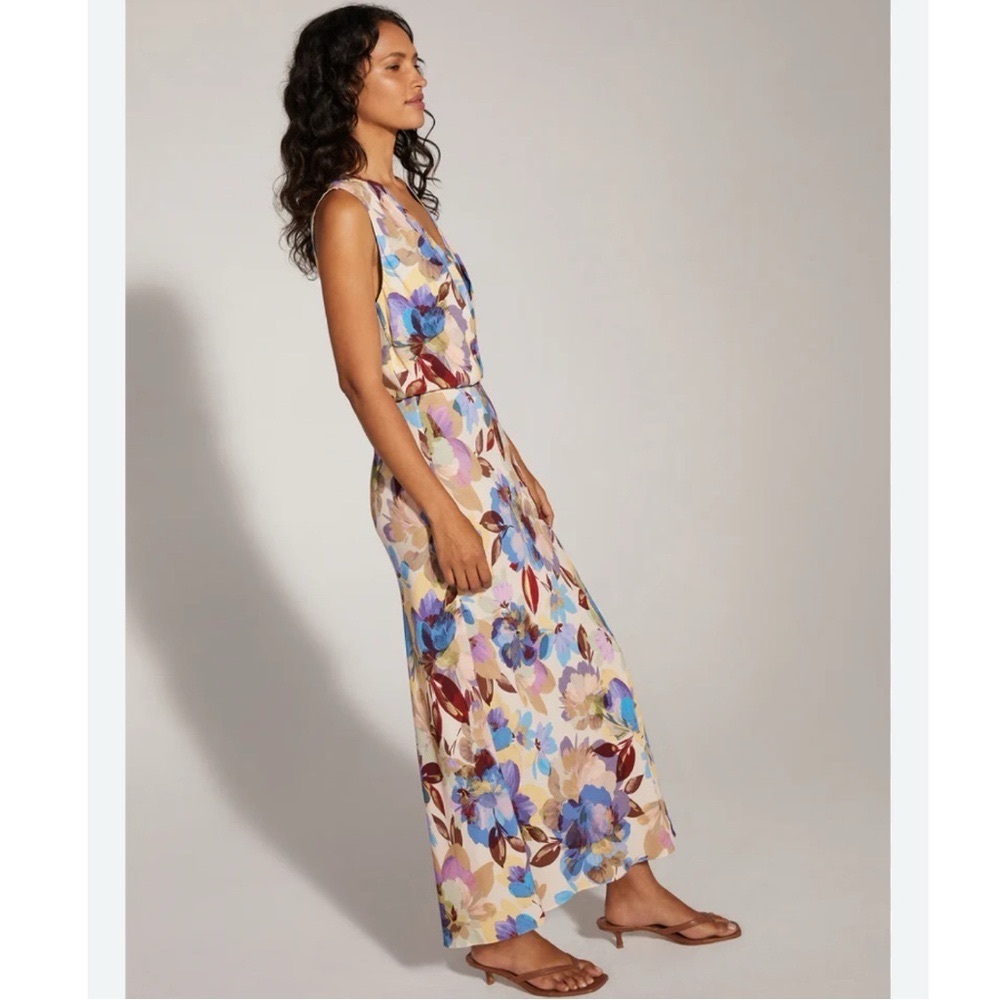 NEW Favorite Daughter The Sleeveless Nita Dress Winter Bloom - Picture 2 of 10